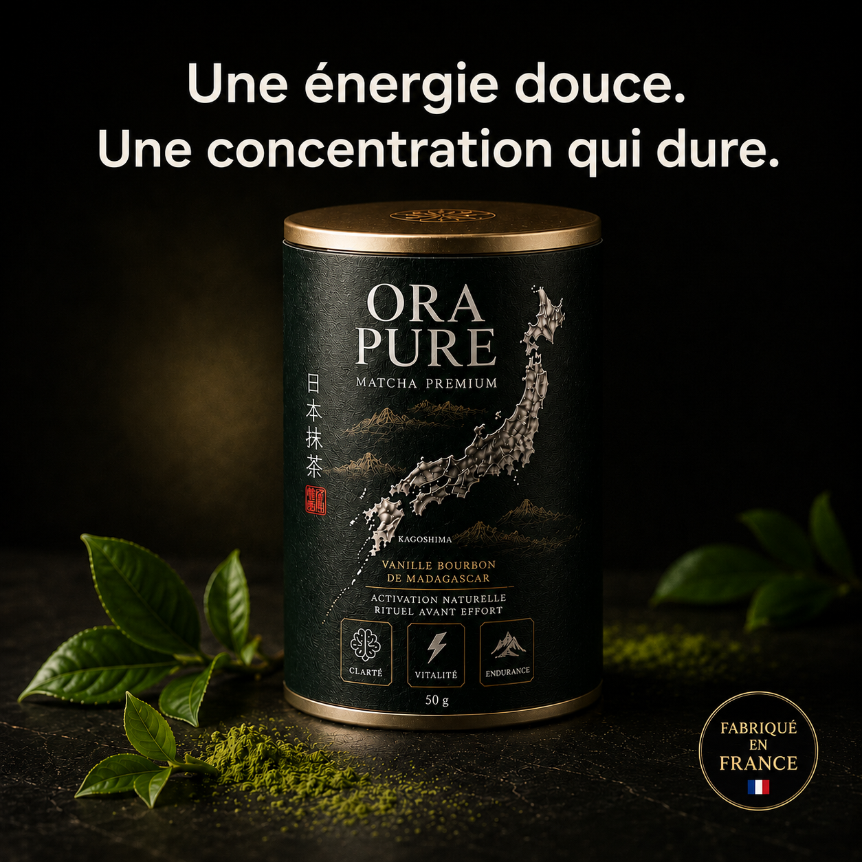 ORA PURE — Matcha Premium Vanille Bourbon