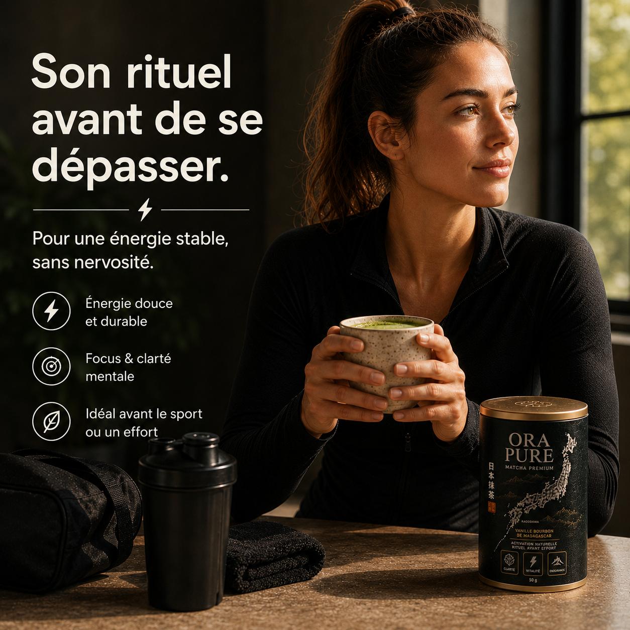 ORA PURE — Matcha Premium Vanille Bourbon
