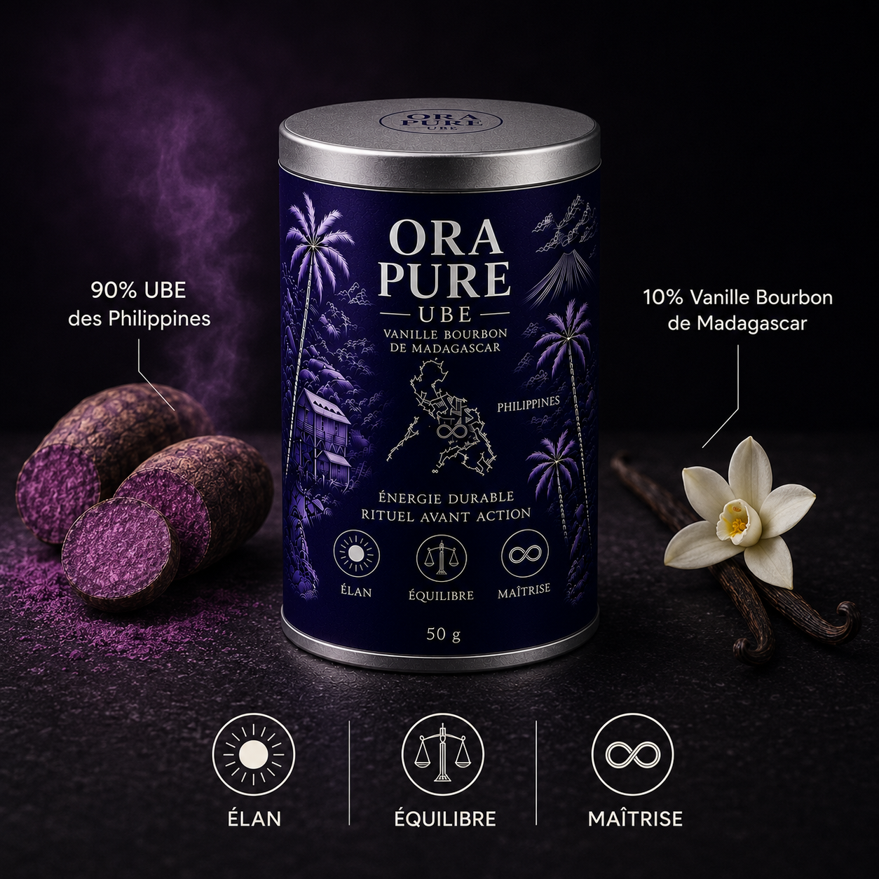 ORA PURE — Ube Vanille Bourbon